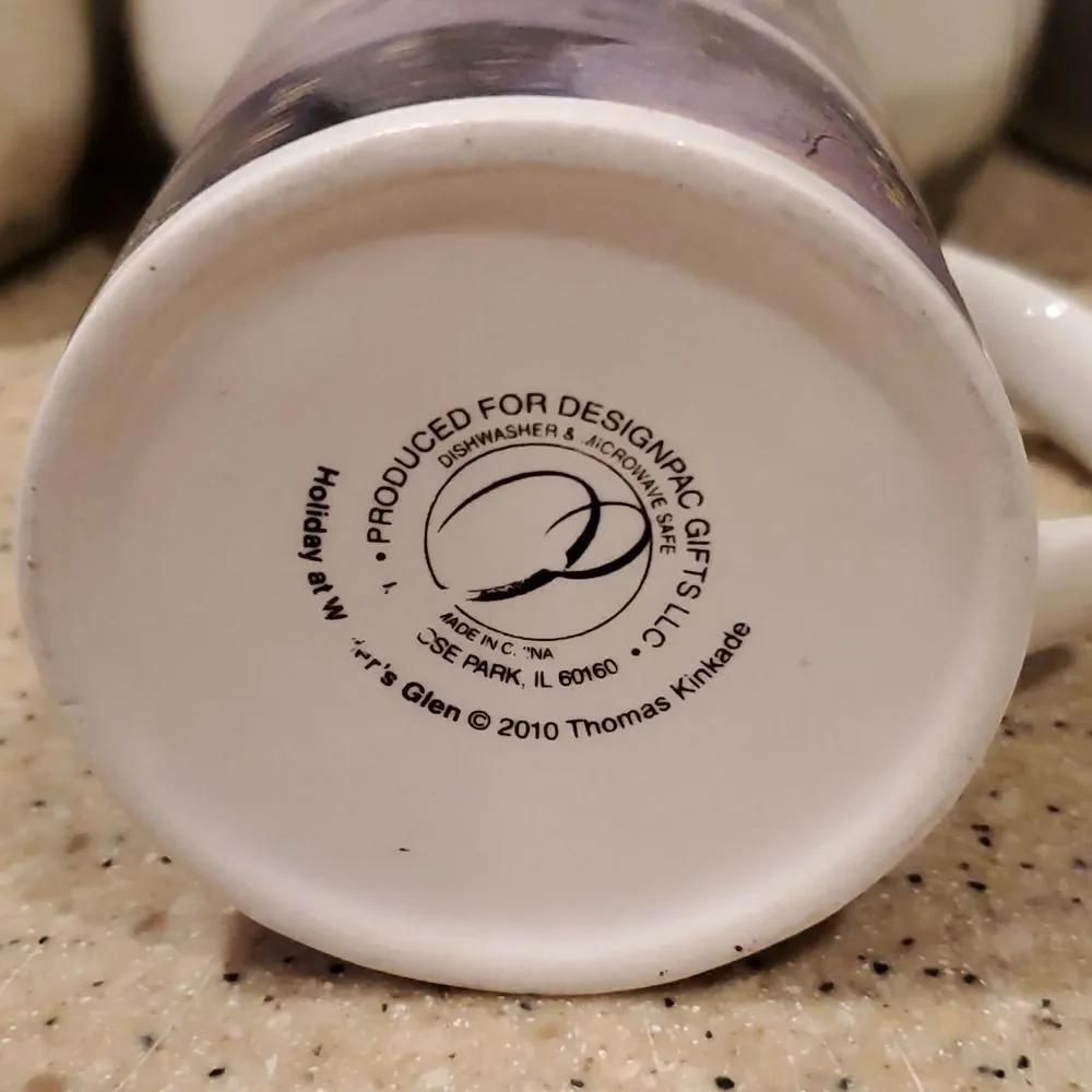 Thomas Kincade 2010 Holiday at Winters Glen Cup 16 oz